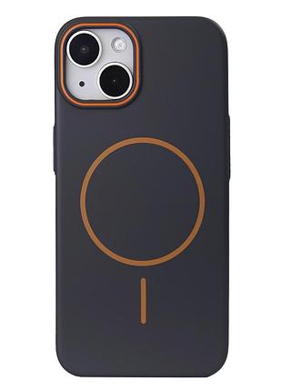 Чохол fusion matte magsafe для iphone 14 13 сірий захищає від пошкоджень і бруду