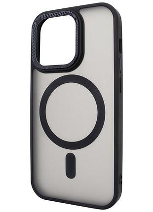 Чохол nofelet matt для iphone 16 pro чорний з magsafe захист від пошкоджень і стильний дизайн