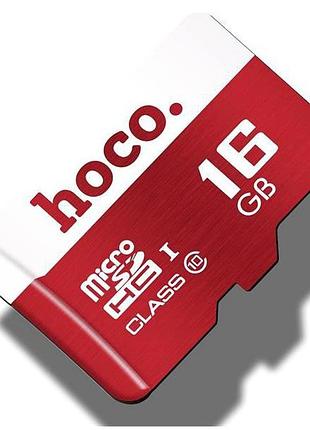 Картка пам'яті hoco microsdhc 16 gb швидкість 10 для фото та відео високої чіткості