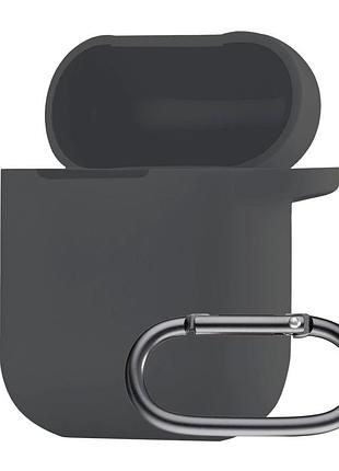 Чехол силиконовый 1,2mm противоударный для airpods 1/2 лавандовый