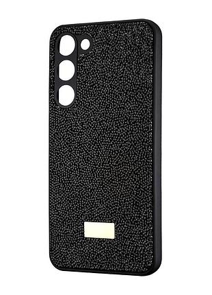 Чехол силикон star diamond противоударный для samsung s23 plus черный