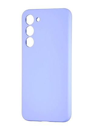 Чехол силиконовый противоударный для samsung s23 plus lilac purple