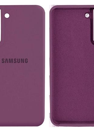 Чохол силіконовий full протиударний premium для samsung s22 (14) purple фіолетовий