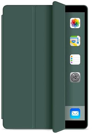 Чохол-книжка smart case для ipad mini 6/7 силікон протиударний темно-зелений