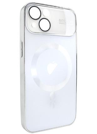 Чохол для iphone 15 матовий із захистом камери magsafe білий для захисту та стилю