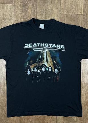 Футболка deathstars мерч 2009 чорна чоловіча stedman classic майка
