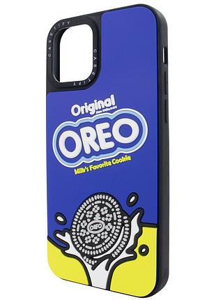 Чехол casetify для iphone 12 12 pro стильный защитный аксессуар с дизайном oreo