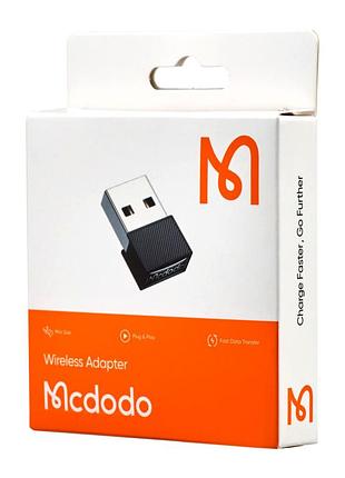 Адаптер bluetooth mcdodo usb black протиударний для під'єднання пристроїв 2