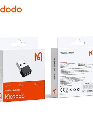 Адаптер bluetooth mcdodo usb black протиударний для під'єднання пристроїв 4