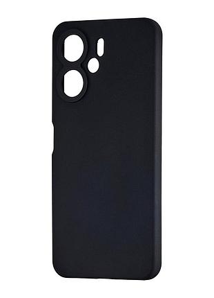 Чехол силиконовый противоударный для redmi 13c 4g/redmi 13c 5g/poco c65/poco m6 5g черный