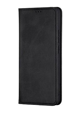 Чохол-книжка шкірозамінник для redmi note 13t чорний