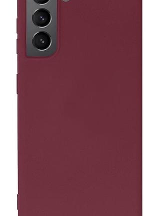Чехол silicone case camera protective для samsung s23 plus (23) марсала marsala 2