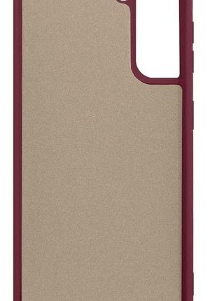 Чехол silicone case camera protective для samsung s23 plus (23) марсала marsala 3
