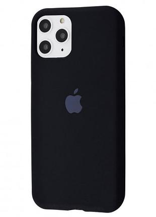 Чехол silicone case для iphone 11 pro black чёрный