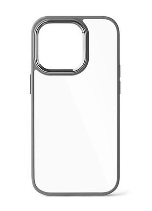 Чохол crystal shadow для iphone 15 pro — clay