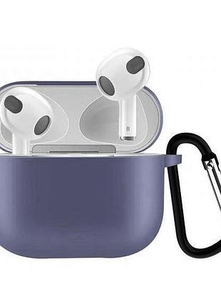 Чехол silicone soft case carabine airpods 3 (29) gray