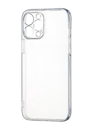 Чехол силиконовый противоударный защита камеры для iphone 13 pro max прозрачный