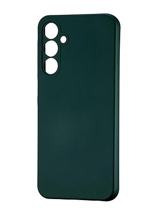 Чехол tpu противоударный защита камеры для samsung a25 5g темно-зеленый