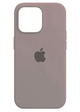 Чехол силиконовый противоударный для iphone 14 plus защита камеры лавандовый