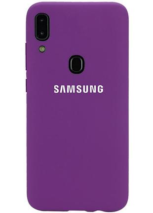 Чехол silicone case для samsung a30 (09) purple фиолетовый