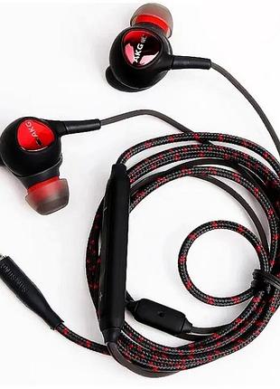 Навушники samsung akg anc 3,5 мм червоний з активним шумозаглушенням