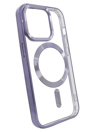 Чохол open shining з magsafe для iphone 12 12 pro стильний захисний аксесуар глибокий пурпур