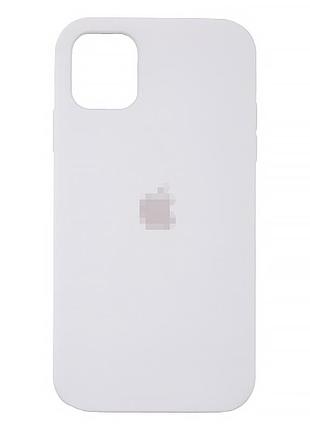 Чохол silicone case для iphone 11 білий захисний аксесуар із гарним захистом від пошкоджень