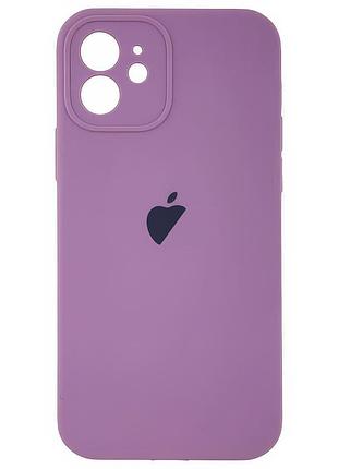Чохол square case для iphone 11 стильний захисний аксесуар фіолетового кольору