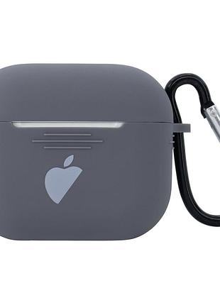 Чехол protective sleeve для airpods 3 серый стильный аксессуар для защиты наушников