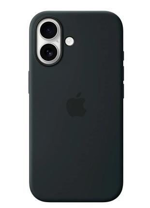 Чохол силіконовий silicone case для iphone 17 з magsafe захист камери чорний