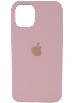 Чехол silicone case pink sand для iphone 14 pro защитный аксессуар с мягкой текстурой