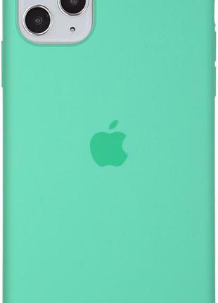 Чехол silicone case для iphone 12 pro max spearmint мятный