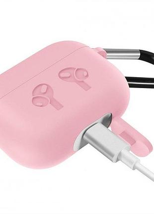 Чехол silicone case carabine airpods 3 (06) pink