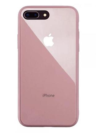 Чехол стеклянный glass case для iphone 8 plus (14) blueberry черника