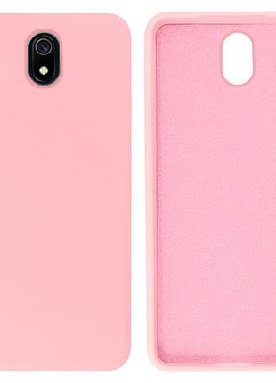 Чохол silicone case для xiaomi redmi 8 a (06) light pink рожевий