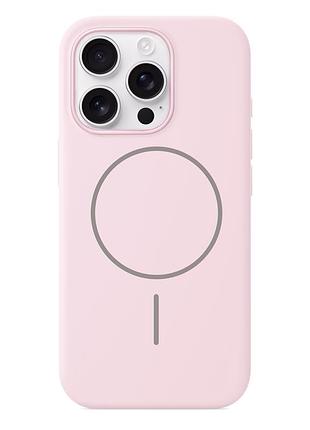 Чехол silicone slim magsafe для iphone 13 pro max защитный розовый для стильного оформления устройства
