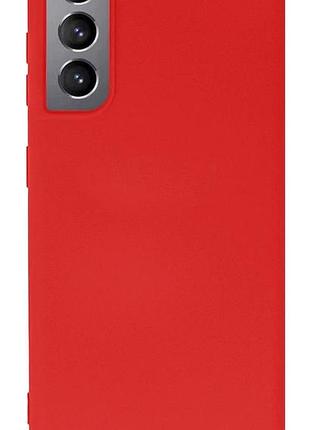 Чехол silicone case camera protective для samsung s23 plus (01) красный red 2