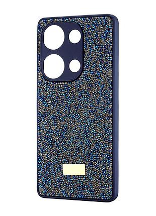 Чохол силіконовий протиударний для redmi note 13 pro 4g/poco m6 pro 4g із захистом камери синій