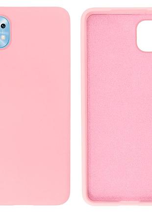 Чохол silicone case premium для xiaomi mi 11 lite (06) light pink рожевий