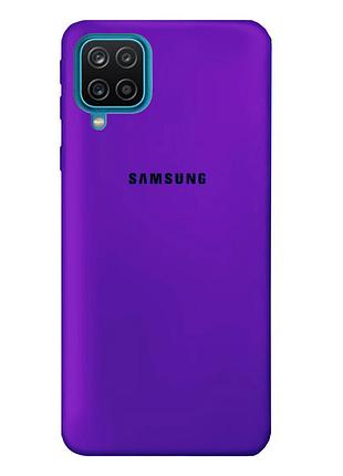 Чохол silicone case для samsung premium a42 ultraviolet (07) фіолетовий
