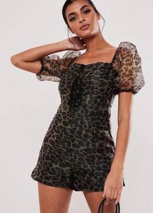 Комбінезон жіночій леопардовий missguided