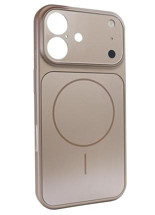 Чехол nofelet tpu противоударный с magsafe для iphone 16 цвет desert gold