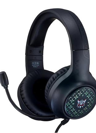 Навушники onikuma x7 pro чорні usb і 3.5 мм протиударні для ігор