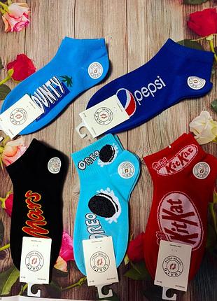 Шкарпетки носки oreo kitkat mars pepsi bounty