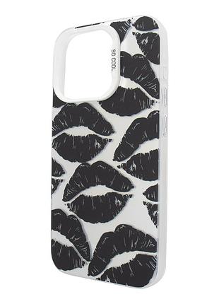 Чохол для iphone 16 pro max so cool стильний захисний аксесуар black kiss для захисту від ударів