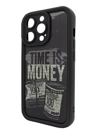 Чехол для iphone 15 pro max pretty things money черный стильный аксессуар для защиты и дизайна