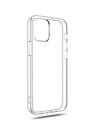Чехол силиконовый прозрачный противоударный для iphone 13 защита камеры