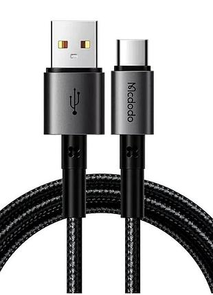 Кабель mcdodo prism series type-c 6a 1.8м черный противоударный