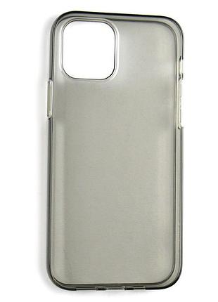 Чехол spigen liquid crystal tpu противоударный для iphone 12 pro прозрачный серый