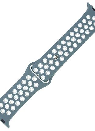 Ремешок силиконовый nike sport band для активного отдыха и спорта зеленый белый